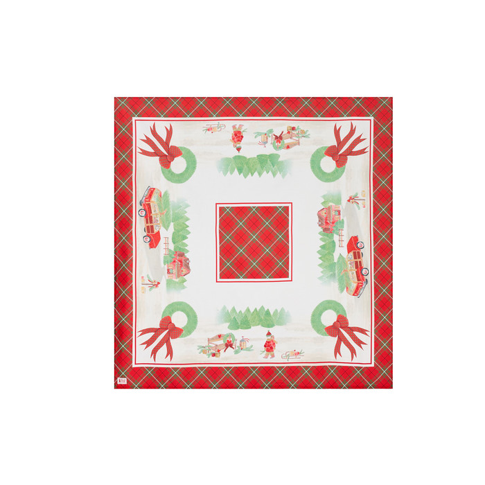 tovaglia cartolina 120x120