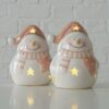 Pupazzo di neve rosa