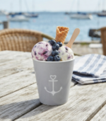 Tazza per gelato/macedonia grigio ancora
