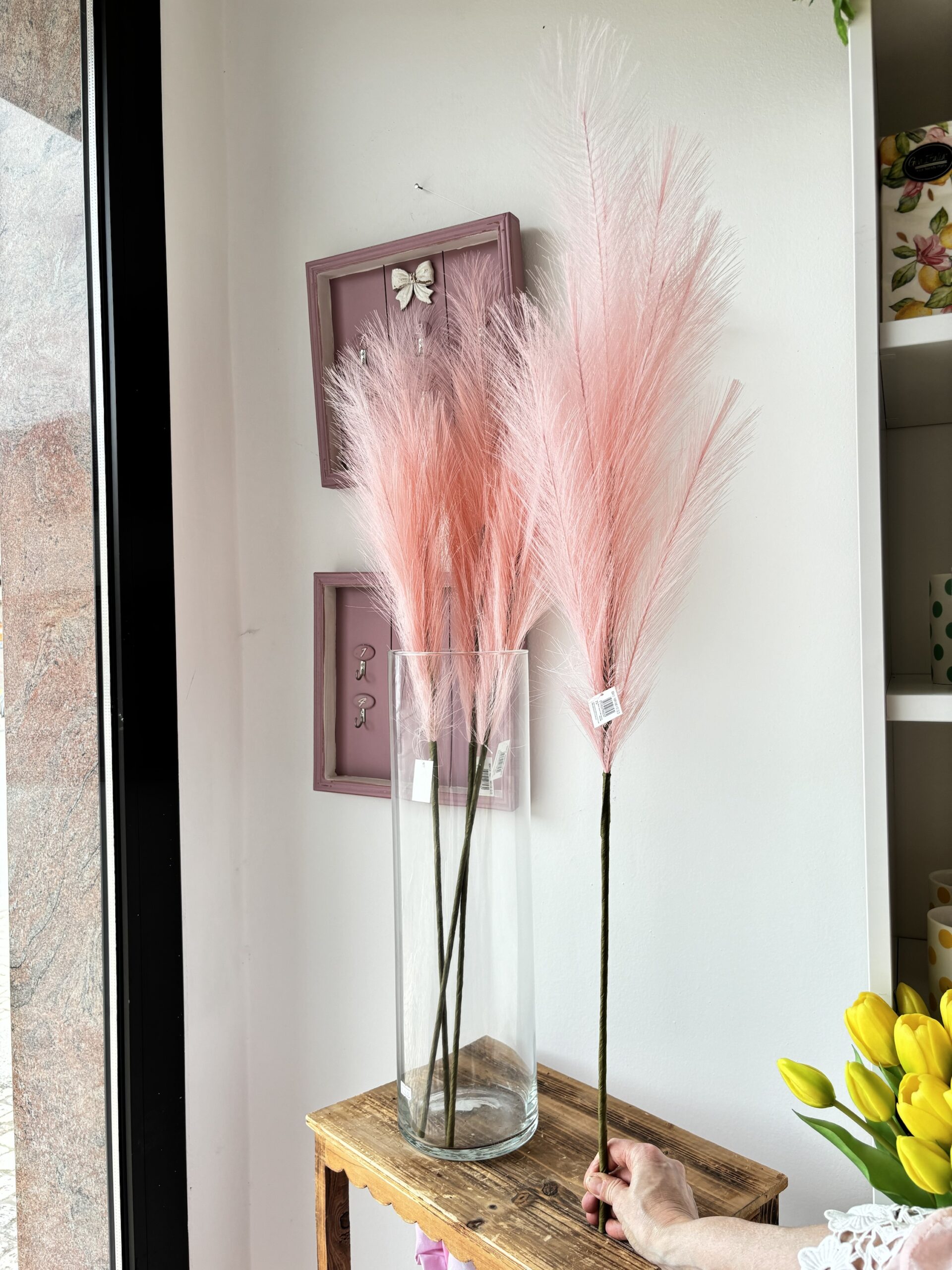 Ramo pampas rosa chiaro