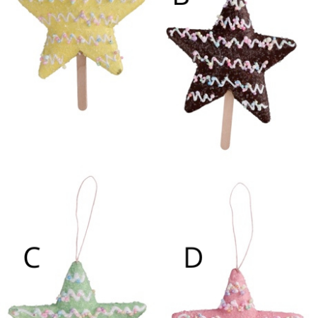 appendino stella color pastello