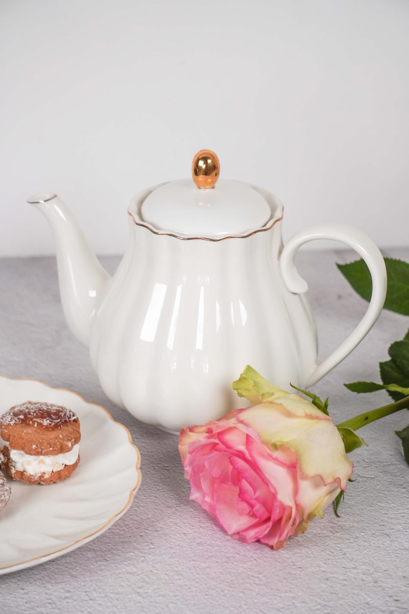 teiera royal rose bianca