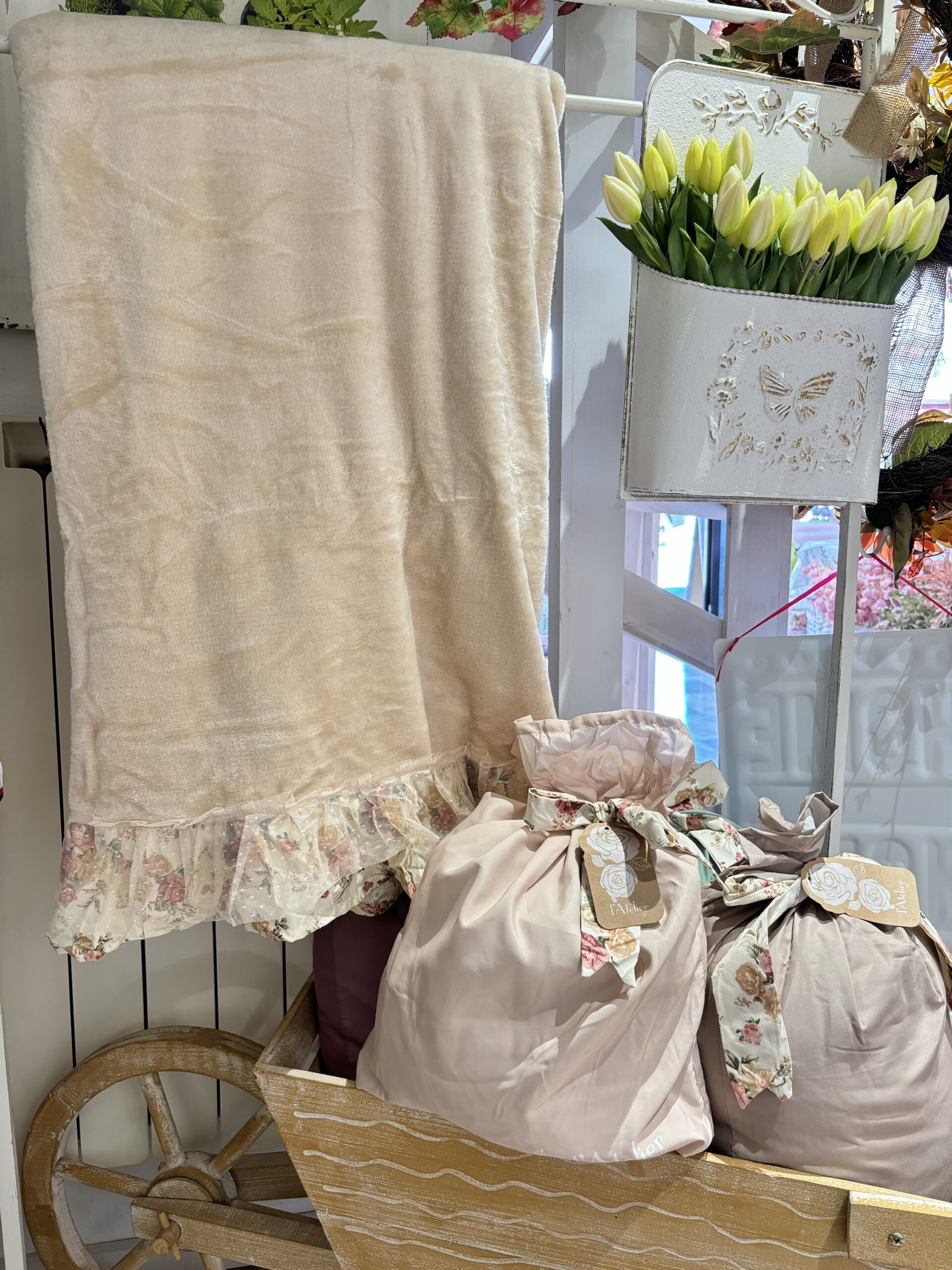Plaid pliè 160x225 cm beige