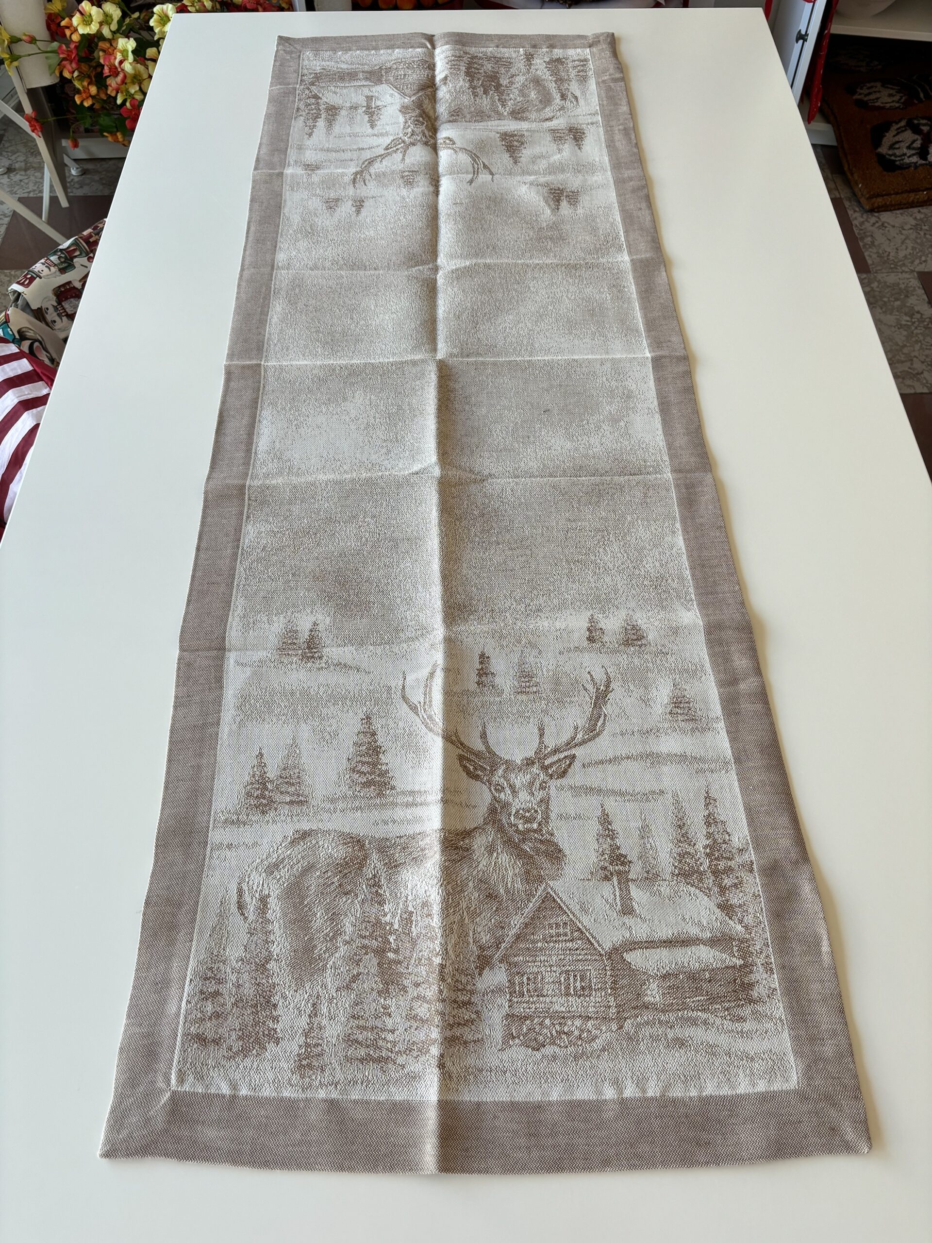 Runner cervo 48x140 cm