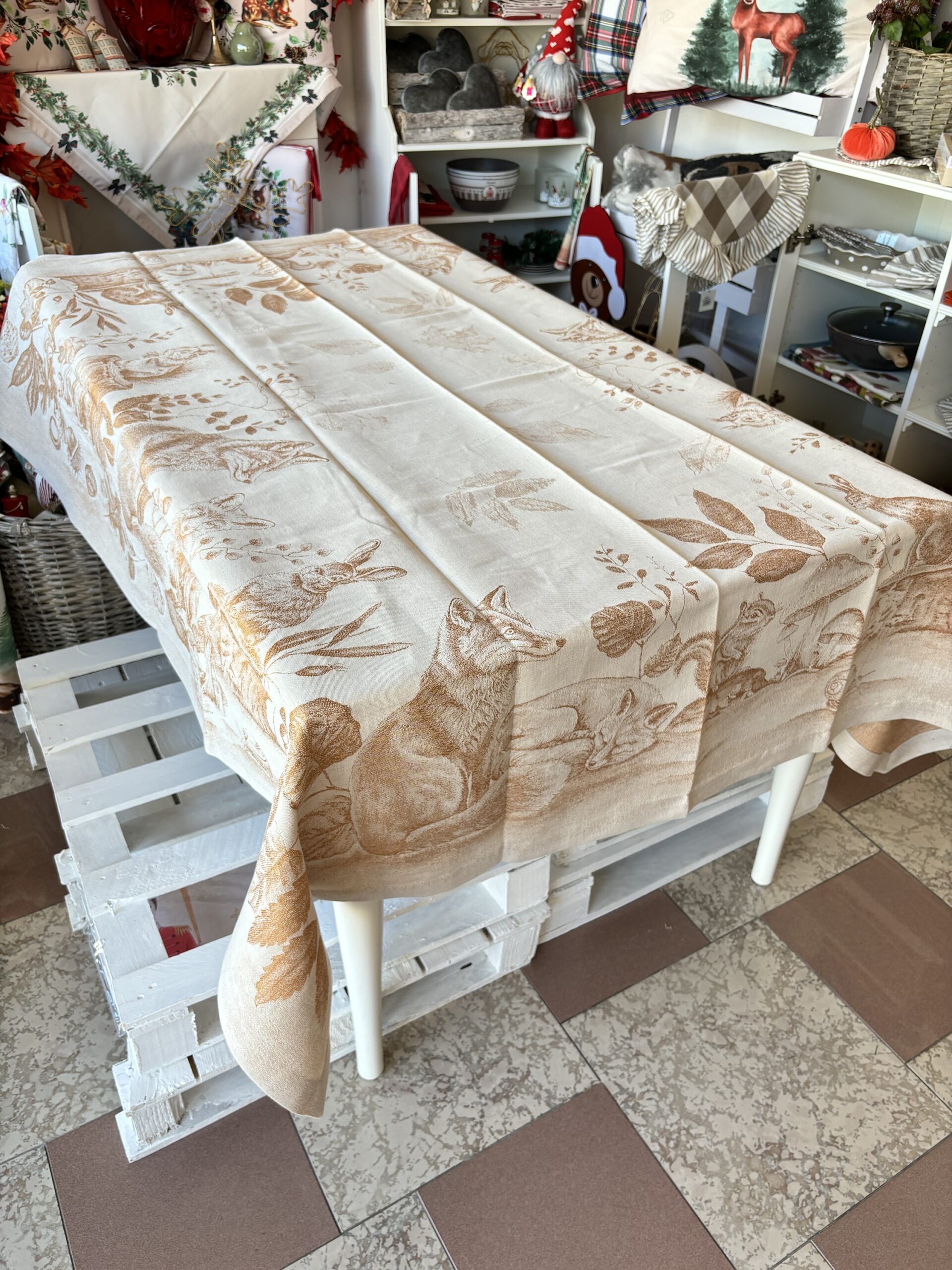 Tovaglia autunno 160x230 cm