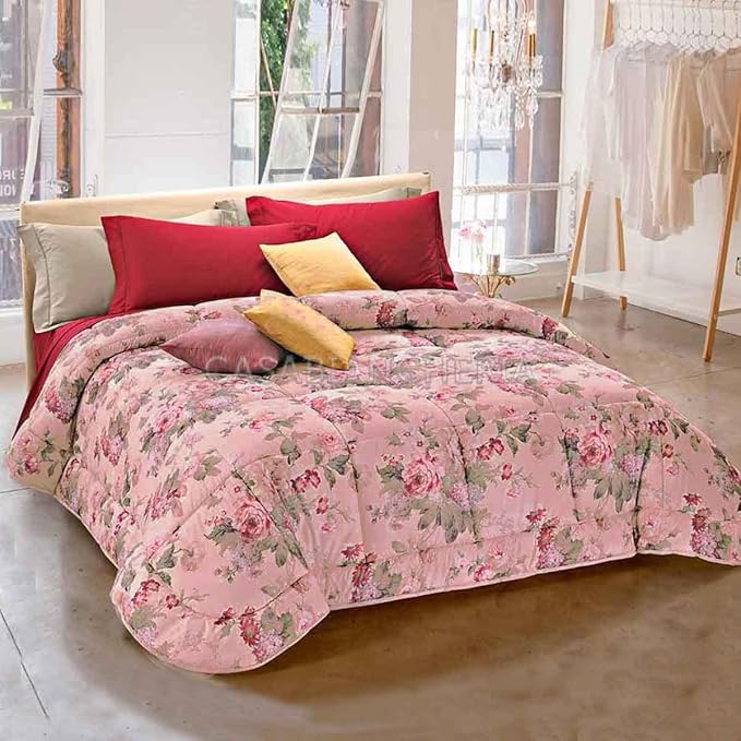 Trapunta matrimoniale Ferraruccia rosa