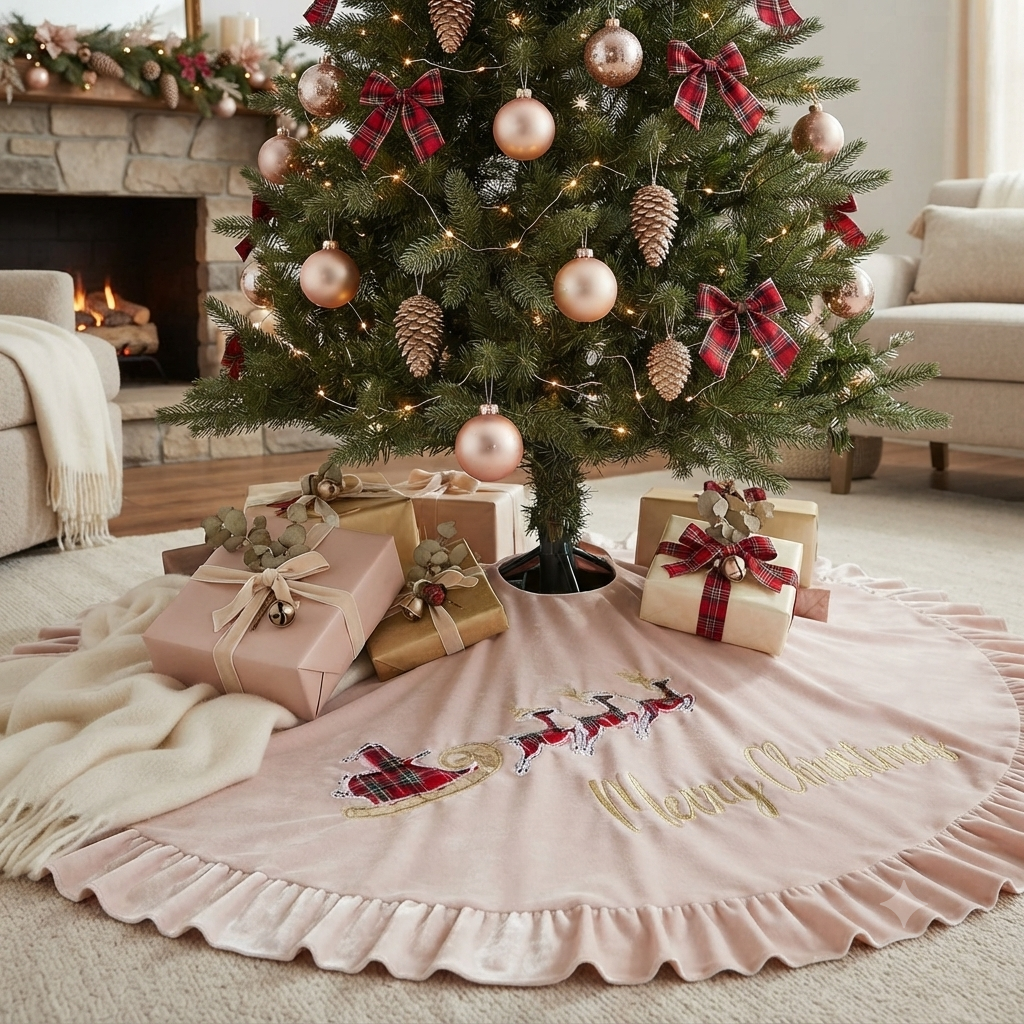 img_1776 Copribase albero slitta rosa - immagine 1