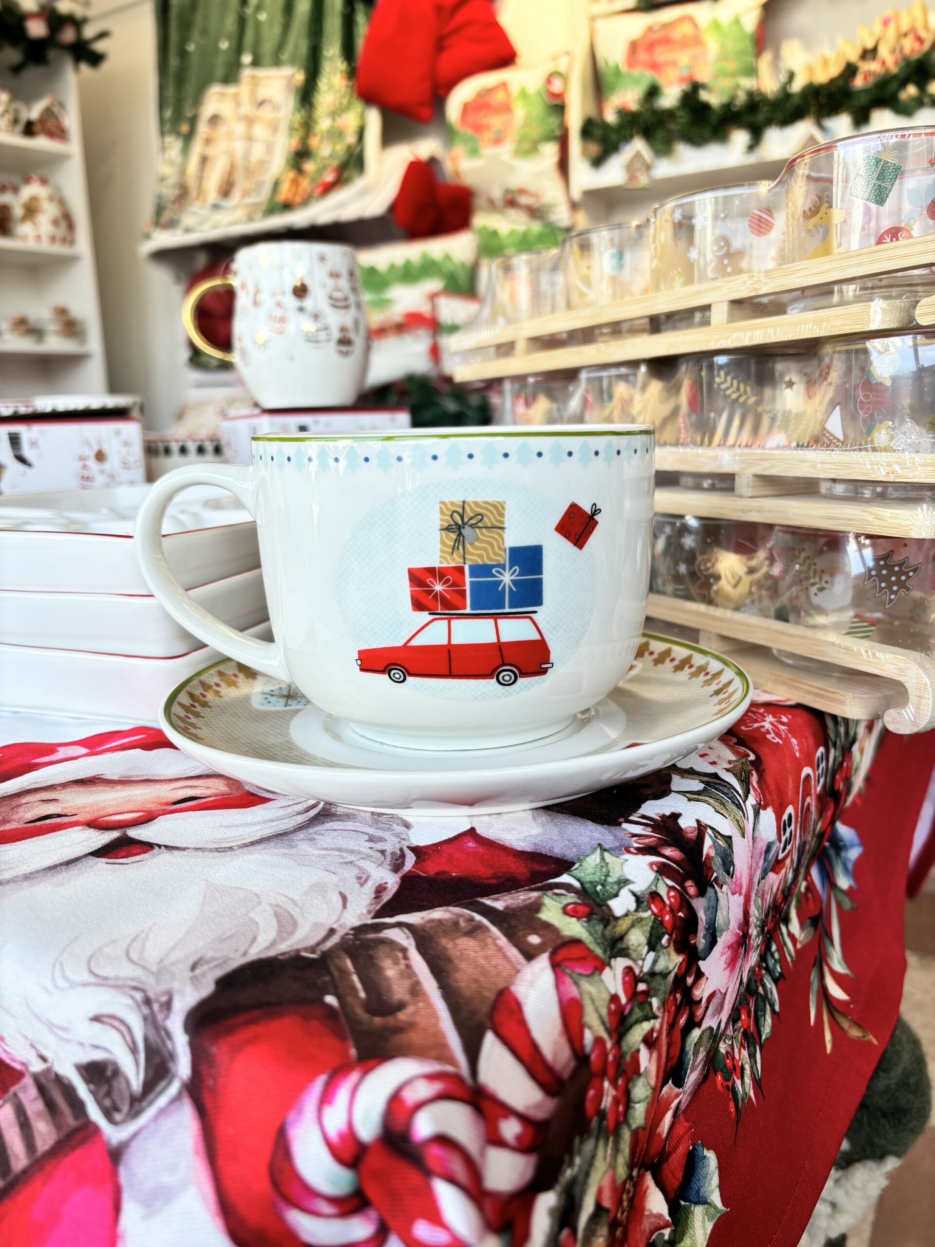 Tazza con piattino macchinetta 570 ml