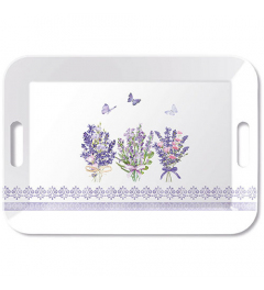 Vassoio melamina 33x47 cm lavanda