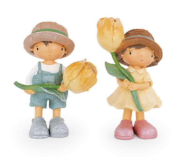 BIMBO/BIMBA CON TULIPANO
