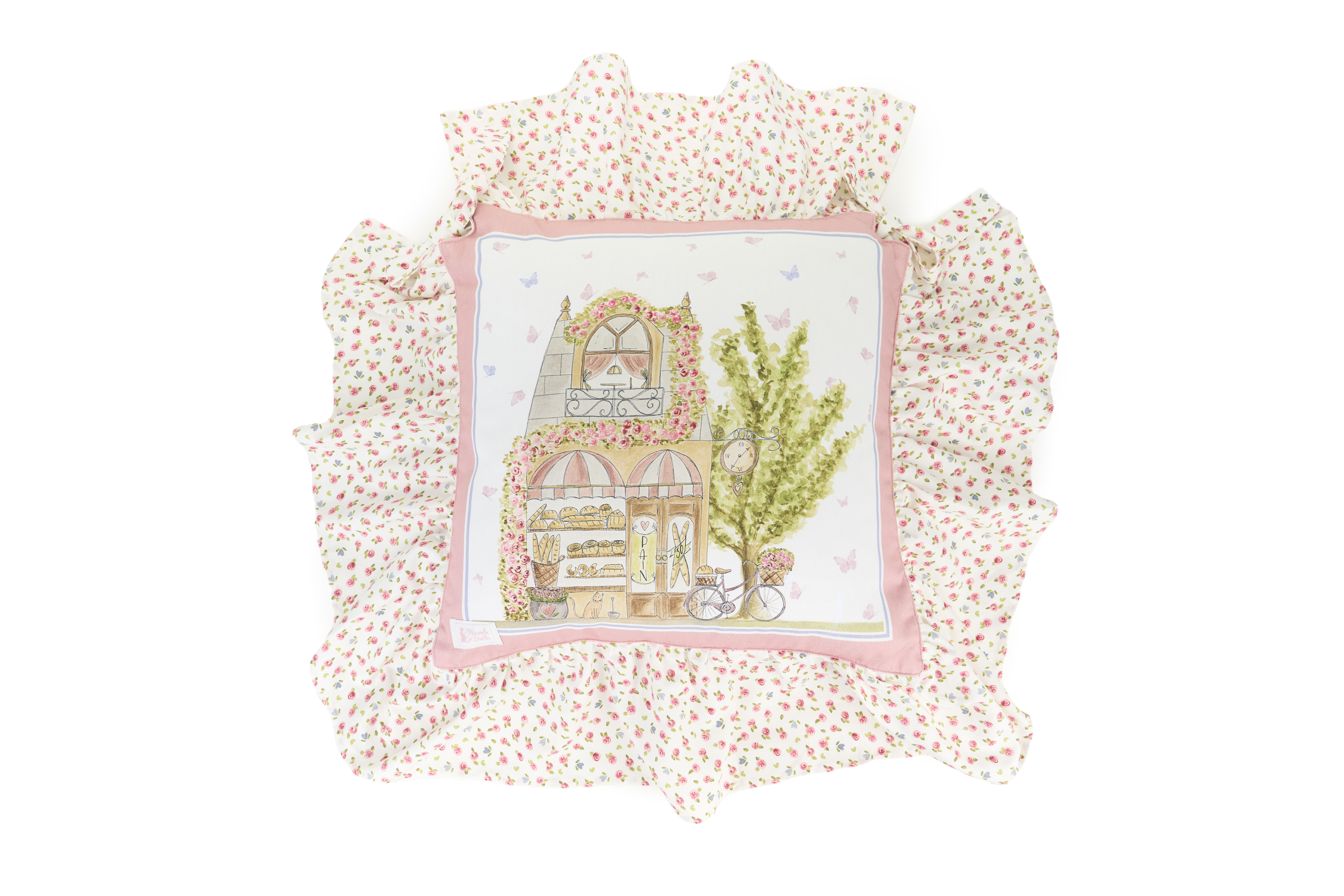 cuscino sedia la via en rose