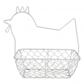 cestino gallina metallo