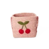 Cesto rosa ciliegia