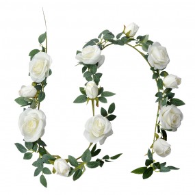 ghirlanda rose bianche