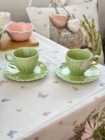 Set 2 tazze caffè Daisy verde - immagine 2