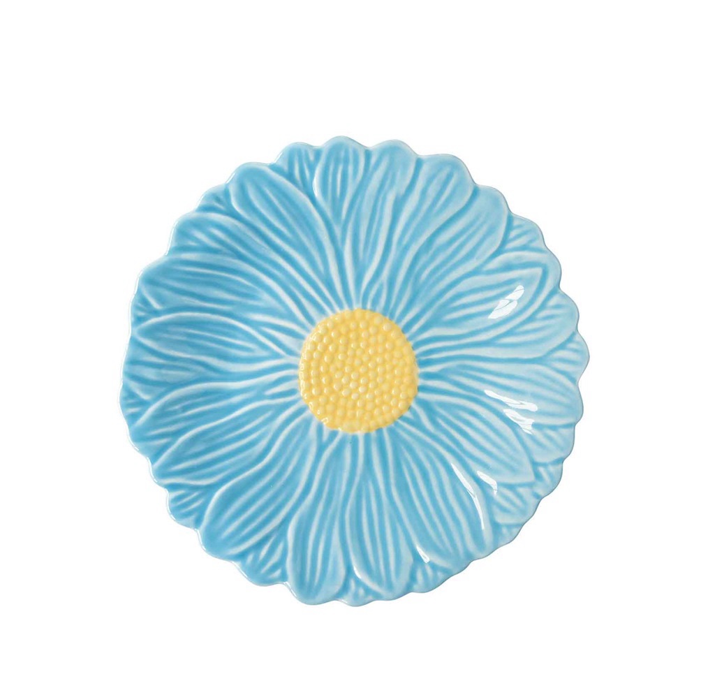 Piatto d.21 Daisy celeste
