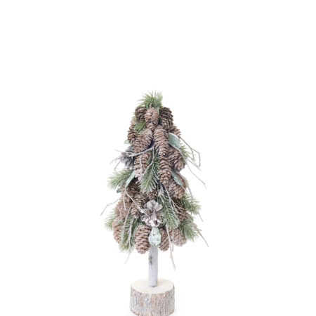 Albero pigne 15x15xH40 cm