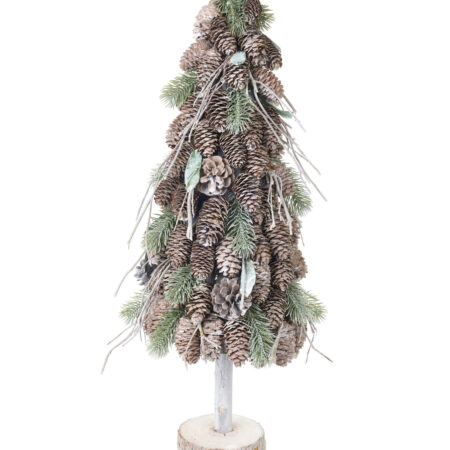 Albero pigne 20x20xH60 cm