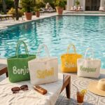 Borsa sole/bonjour giallo/verde