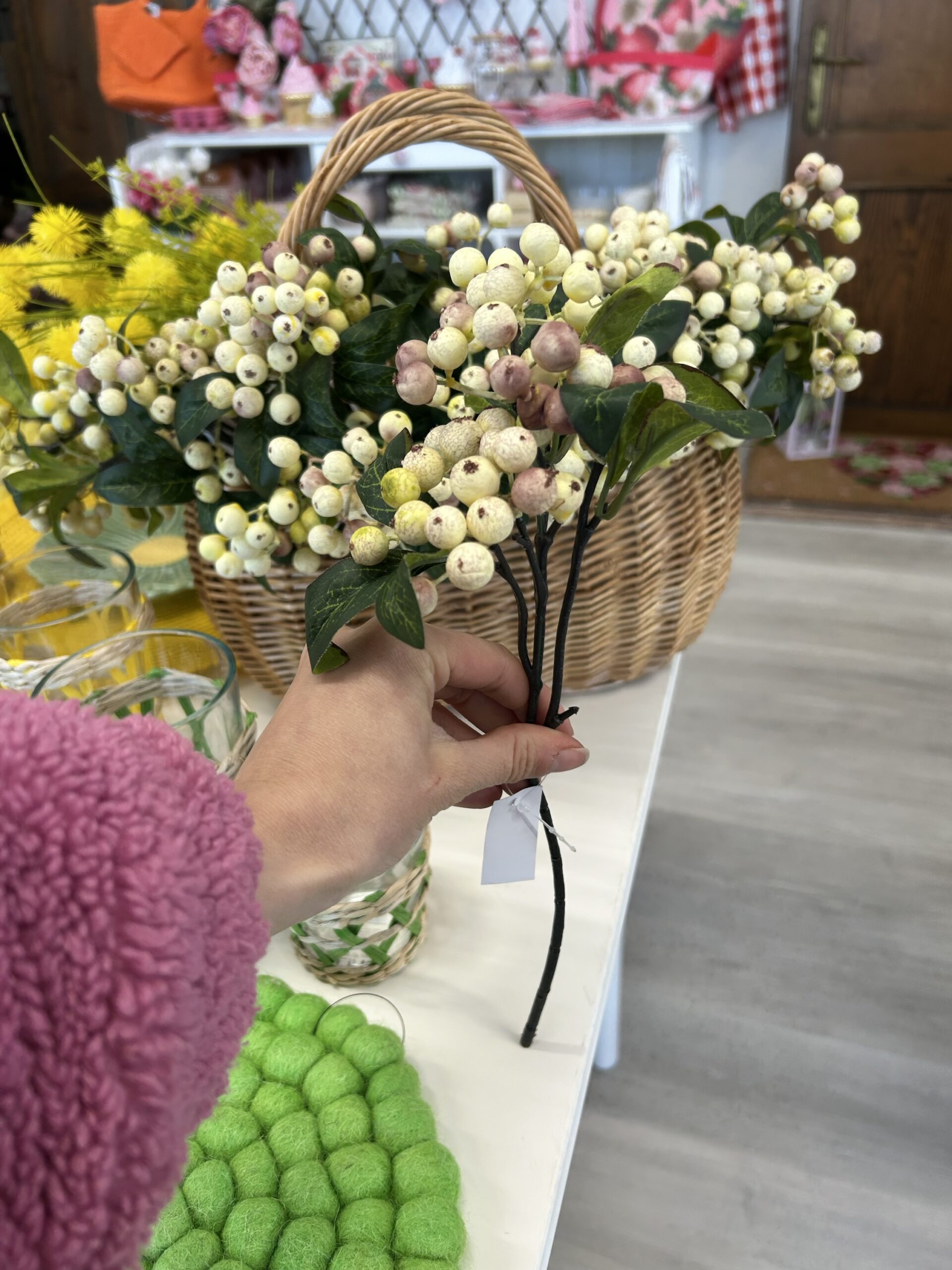 Ramo bacche giallo