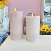 Candela led starry rosa - immagine 2