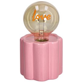 lampada led con scritta love