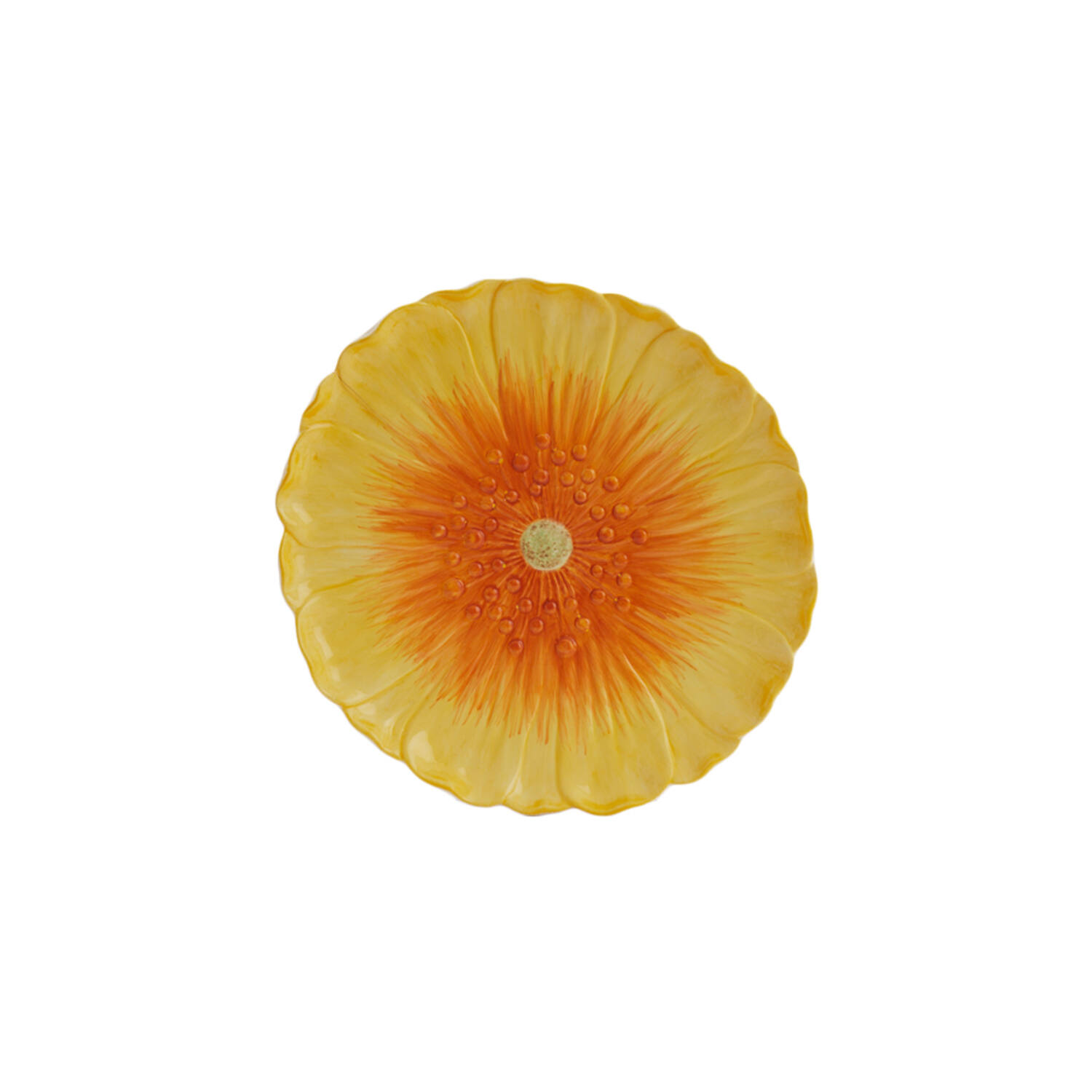 Piatto giallo 23,5 cm