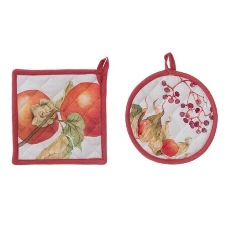 Set 2 presine PERSIMMON blanc mariclo