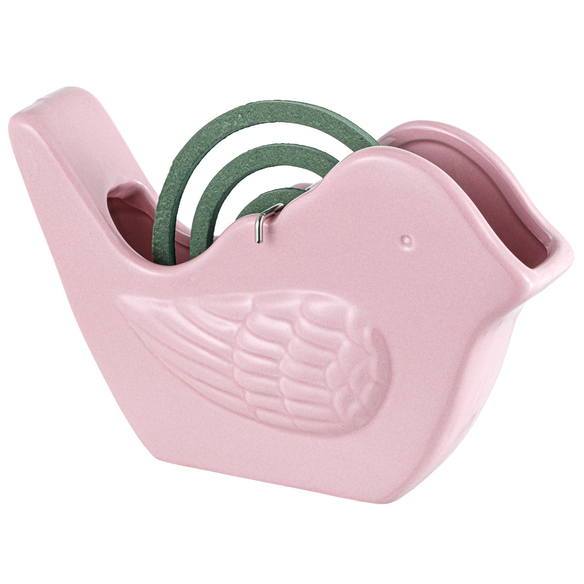 porta zampirone uccellino rosa