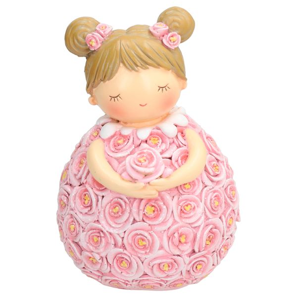 Bimba fiori rosa