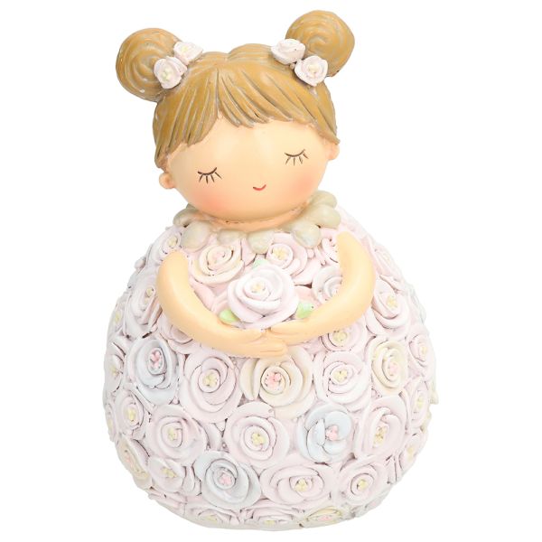bimba fiori bianca
