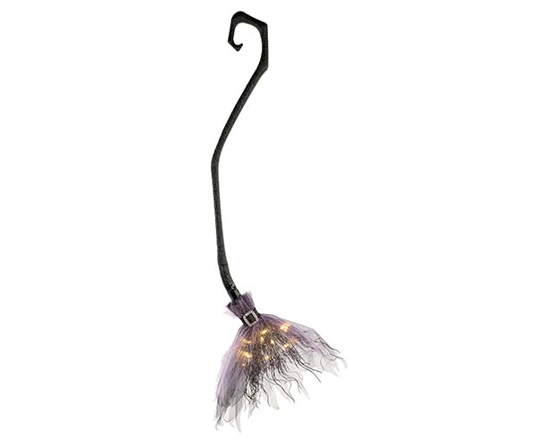 scopa lilla con led
