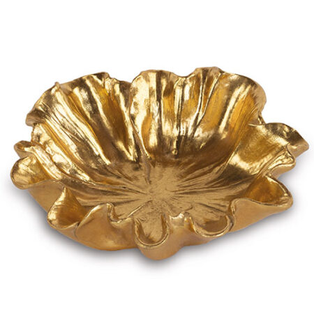 Vassoio fiore oro