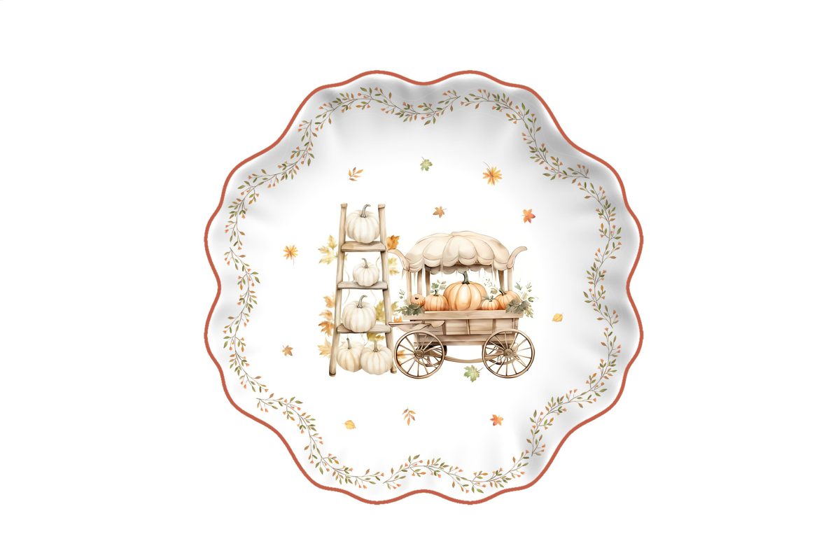 piatto autunno vintage