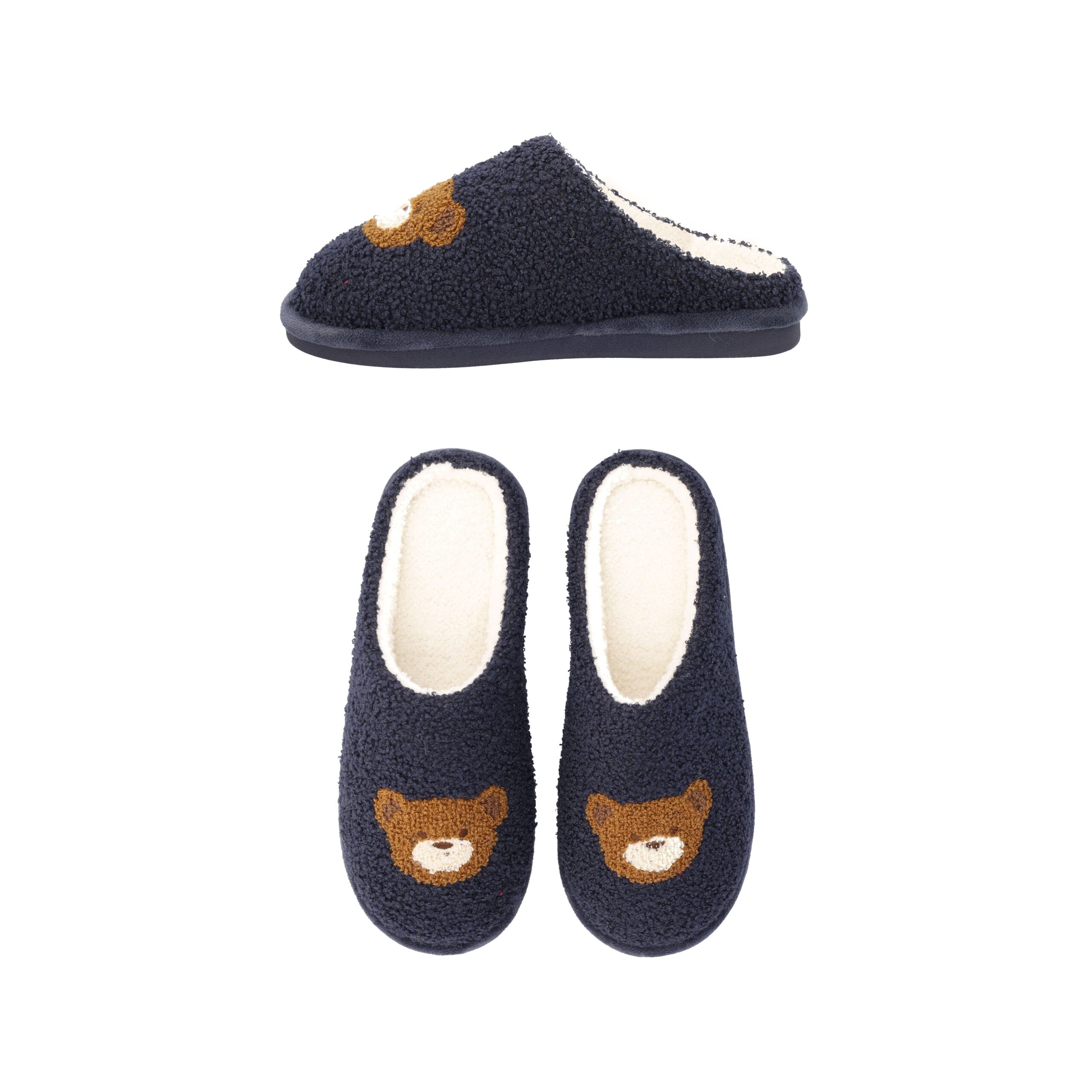Pantofole donna orsetto blu
