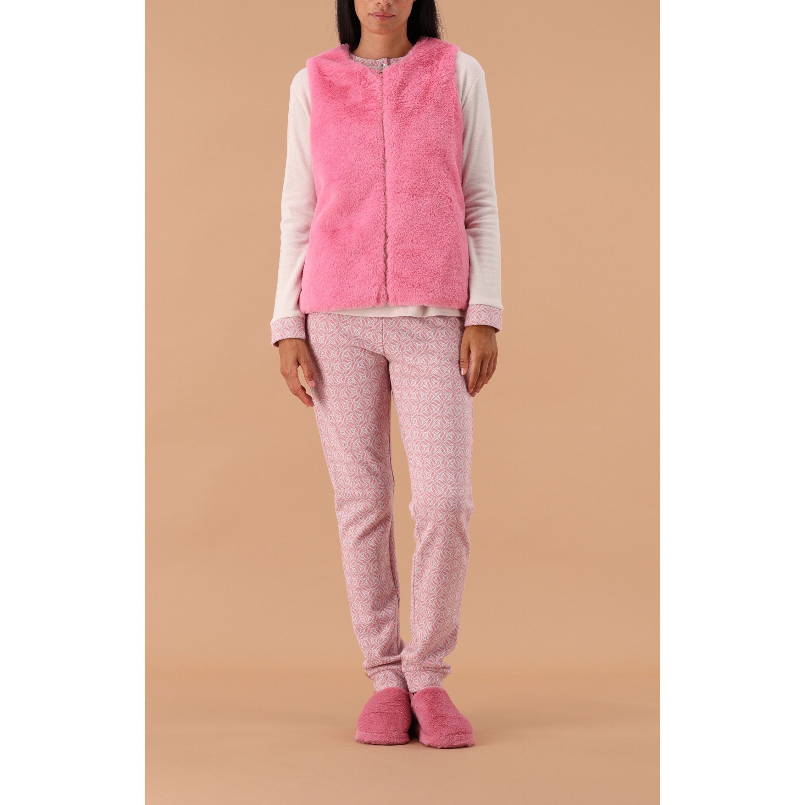 GILET DONNA FUXIA