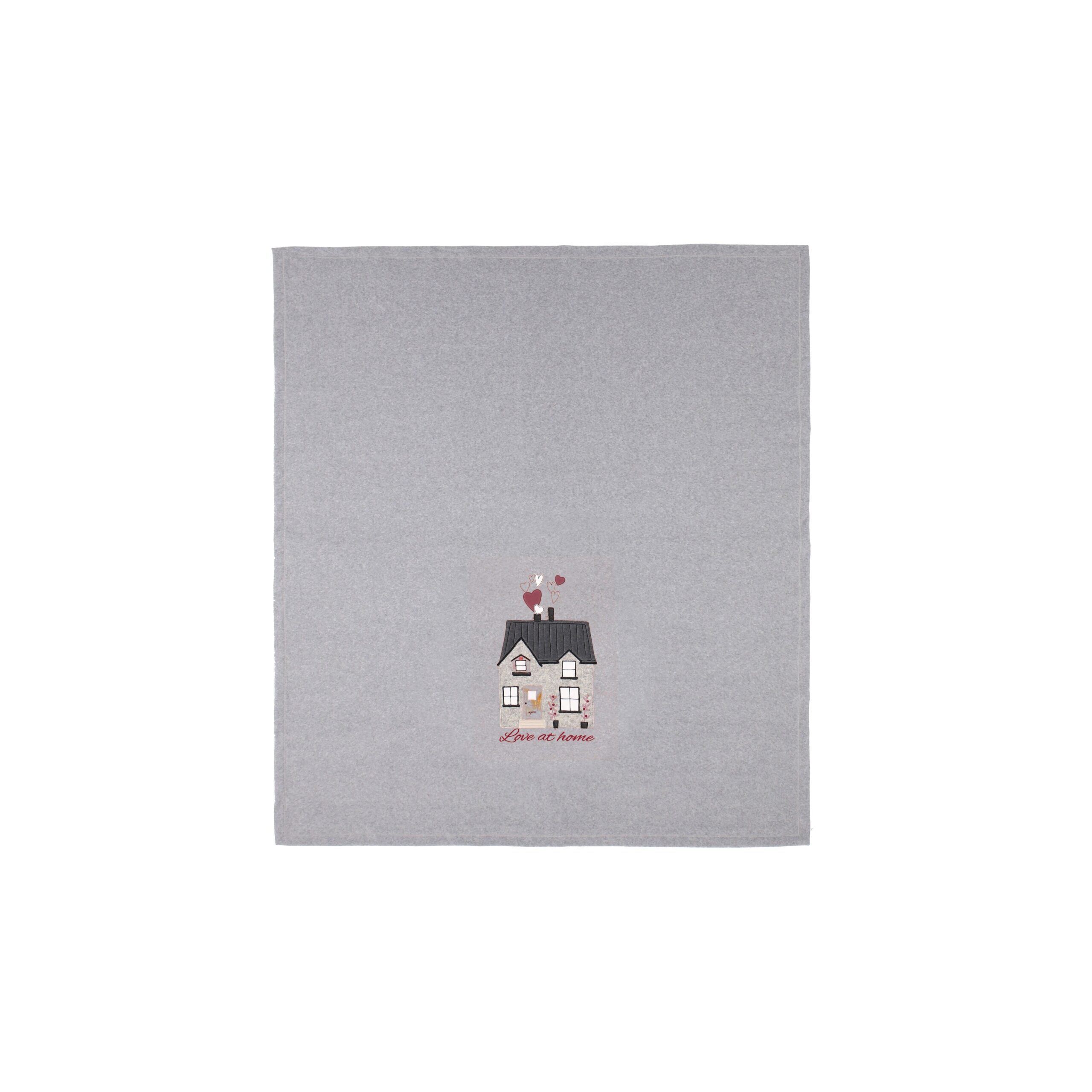 Plaid casetta grigia