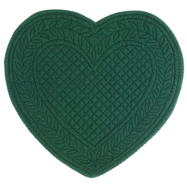 tovaglietta cuore verde