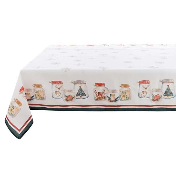 Tovaglia natale pop 140x280 cm blanc mariclo
