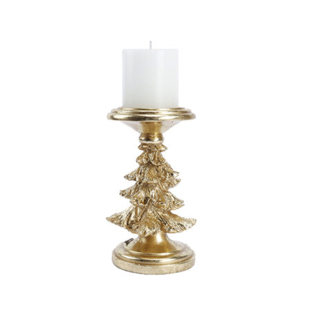Candeliere albero oro H25,5 cm