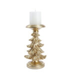 Candeliere albero oro H21 cm