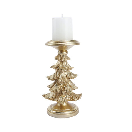 Candeliere albero oro H21 cm