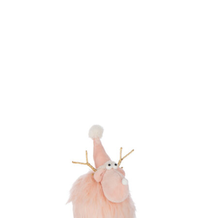 Renna rosa H36 cm