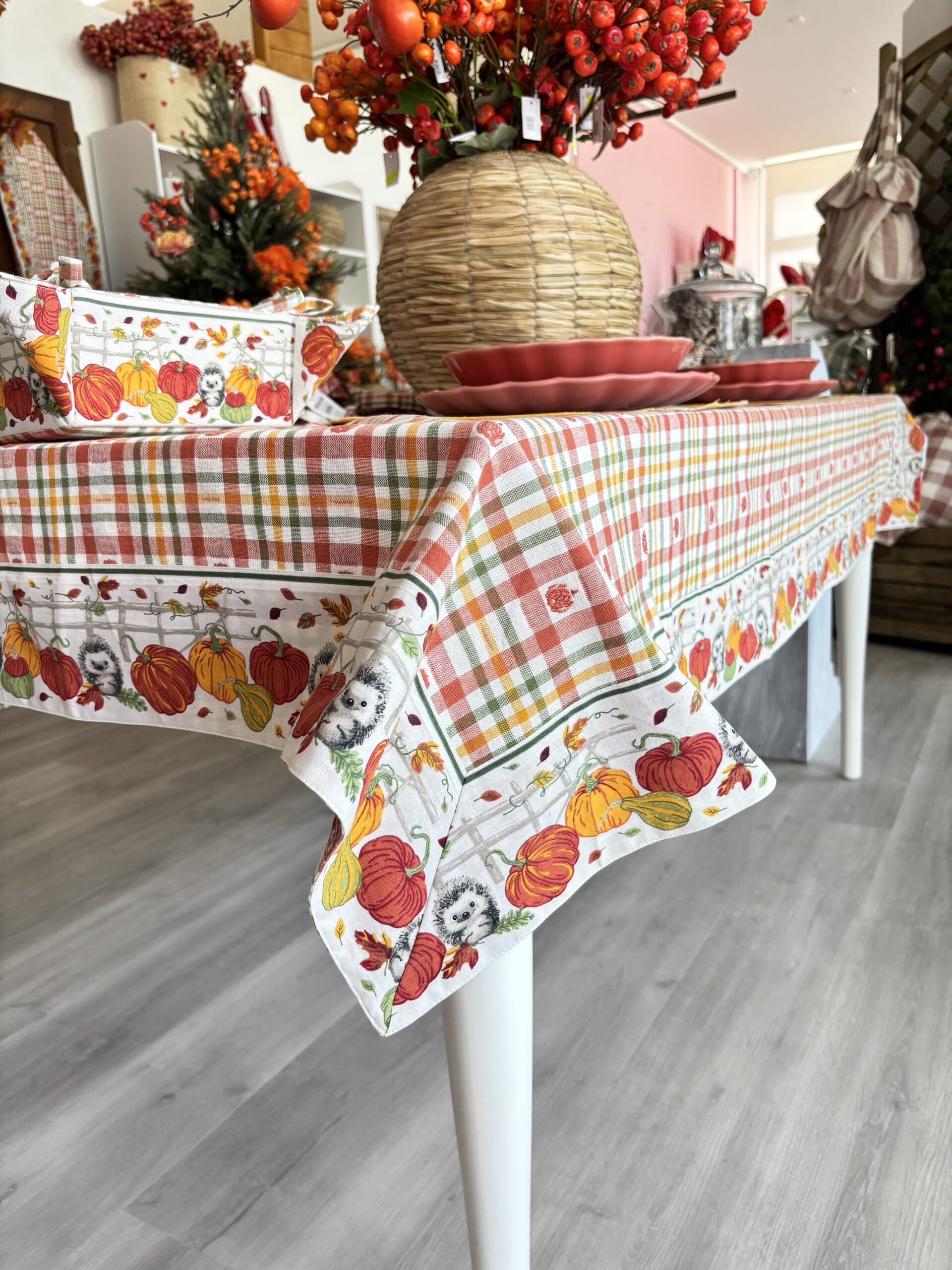 Tovaglia 140x240 riccio e zucche