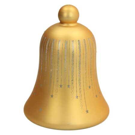 Campana oro con led H16 cm