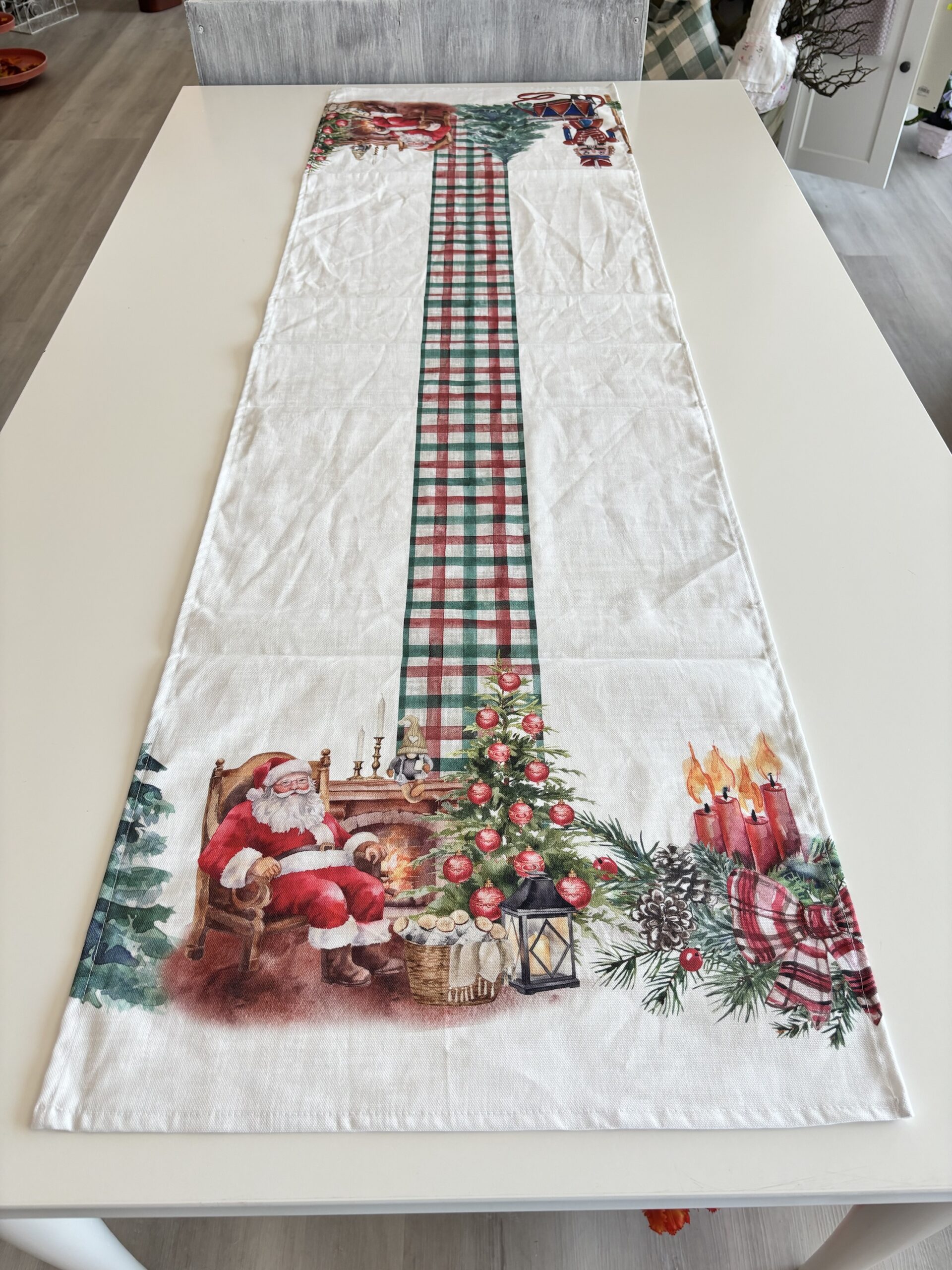 Runner santa 45x140 cm