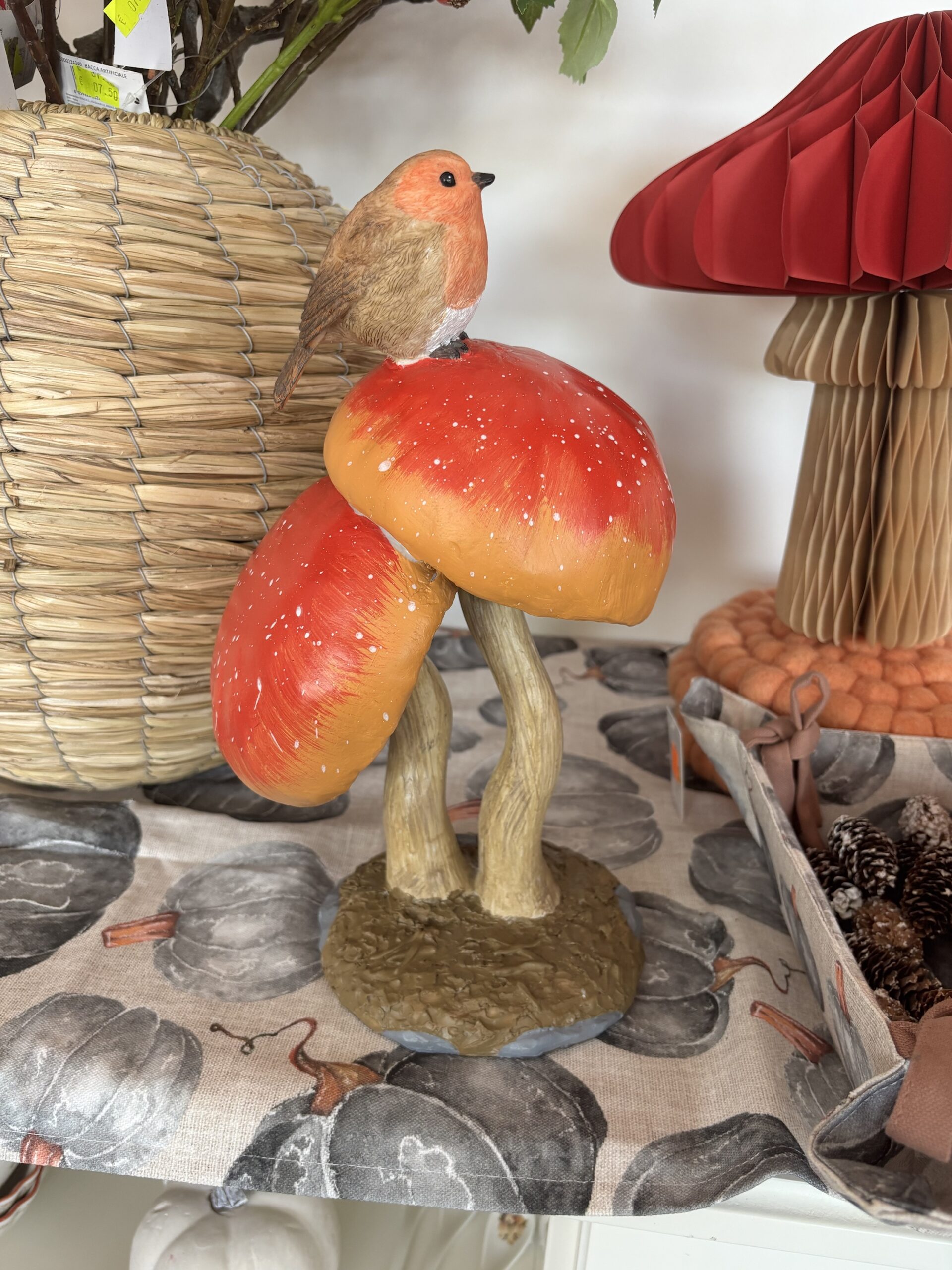 2 funghi con uccellino EDG