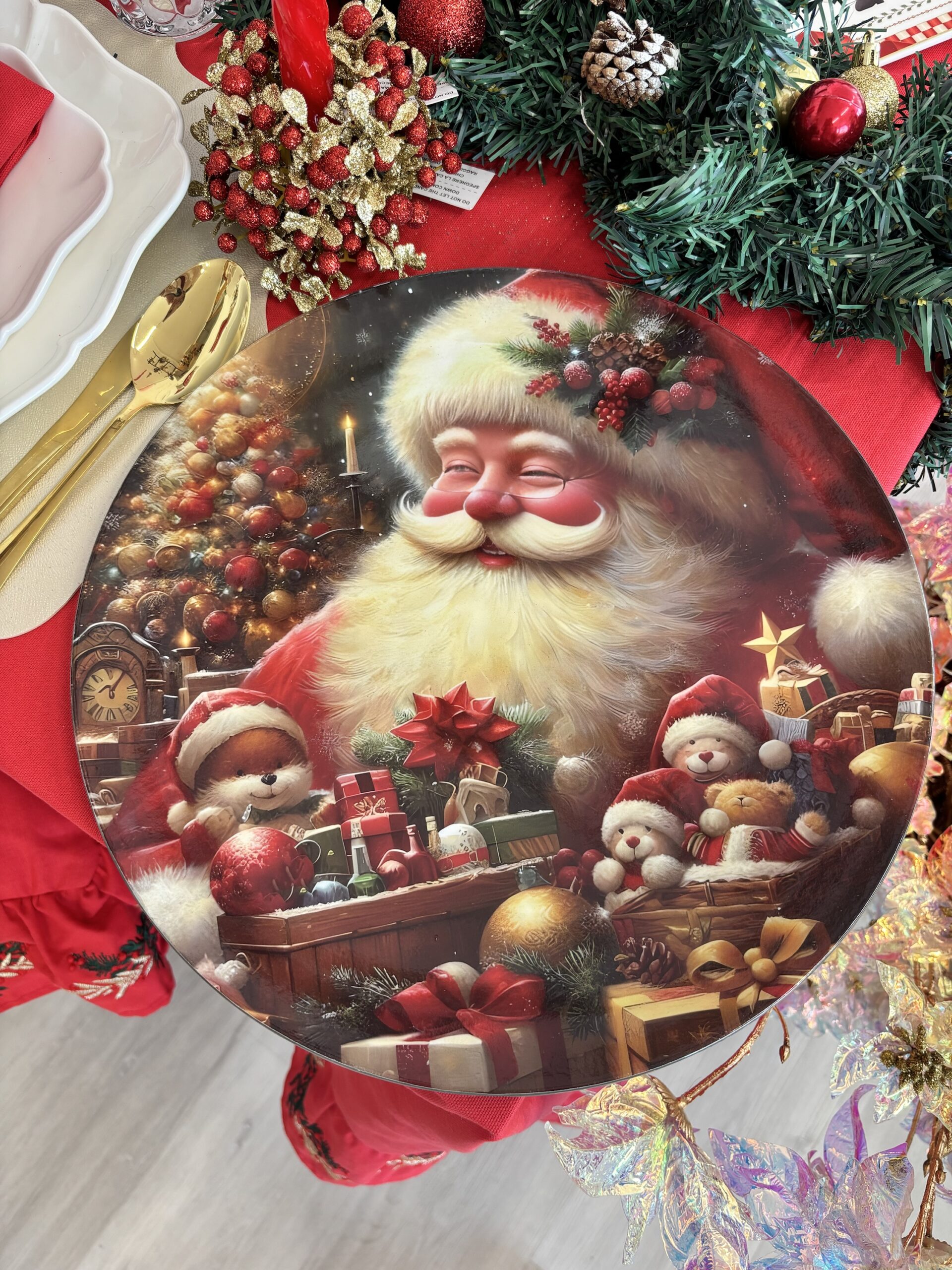 Sottopiatto christmas babbo natale