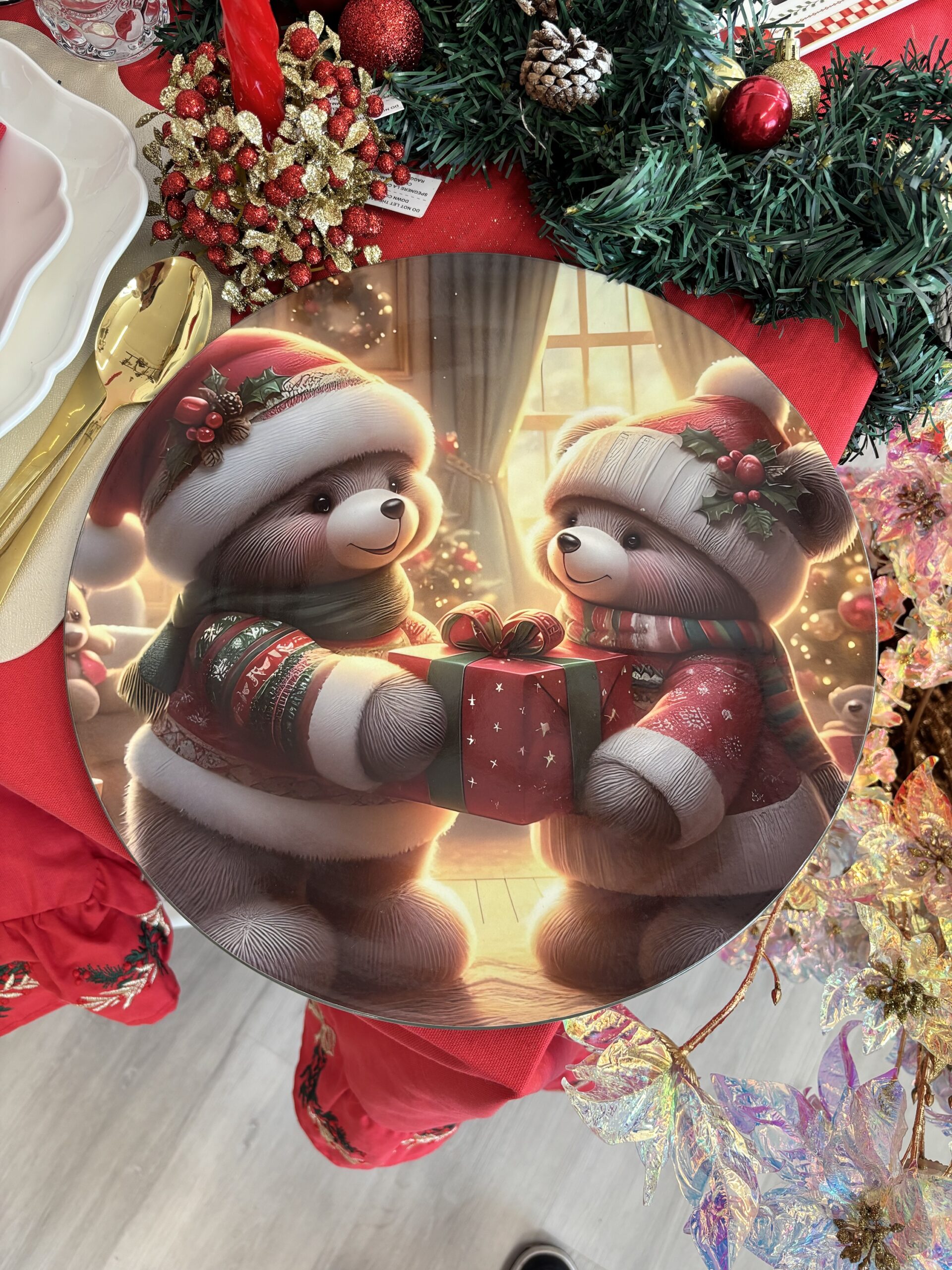 Sottopiatto christmas orsetti