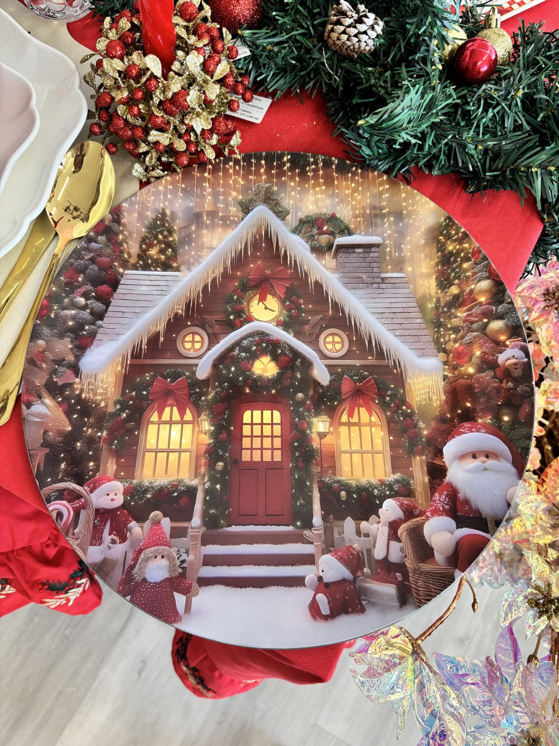 Sottopiatto christmas casetta